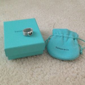 Tiffany's & co sommer set mesh ring.