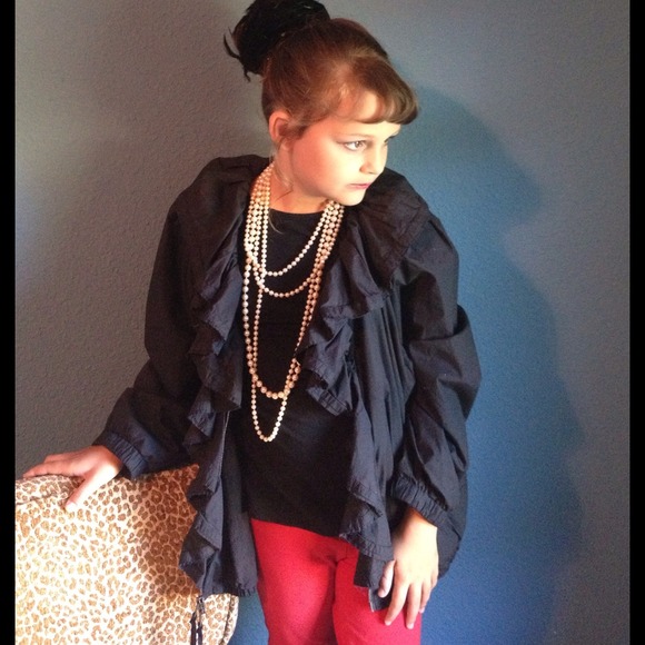 Juicy Couture Jacket w/ Cascading Ruffles