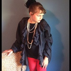 Juicy Couture Jacket w/ Cascading Ruffles