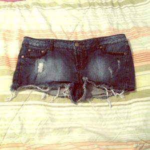Dark blue Jean shorts