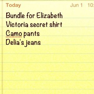 Bundle for Elizabeth!