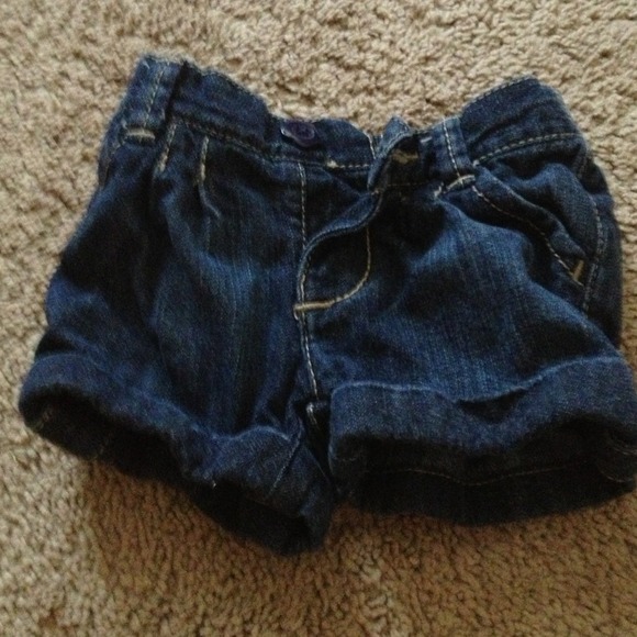 Baby jean shorts
