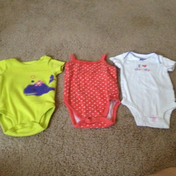 3 summer onesies