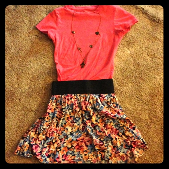 Floral waste skirt