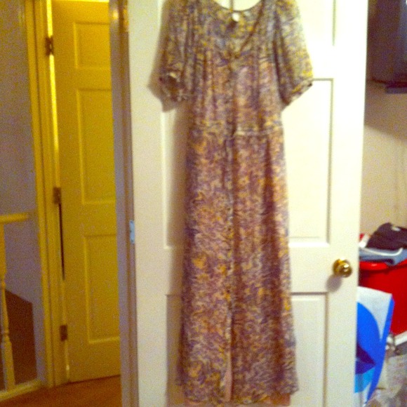 Konrad& Joseph floor silly sheer dress with lining