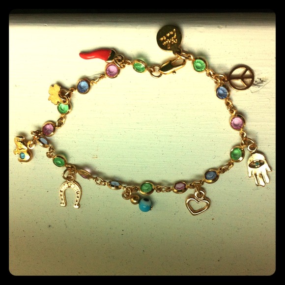 Real Gold Charm Bracelet