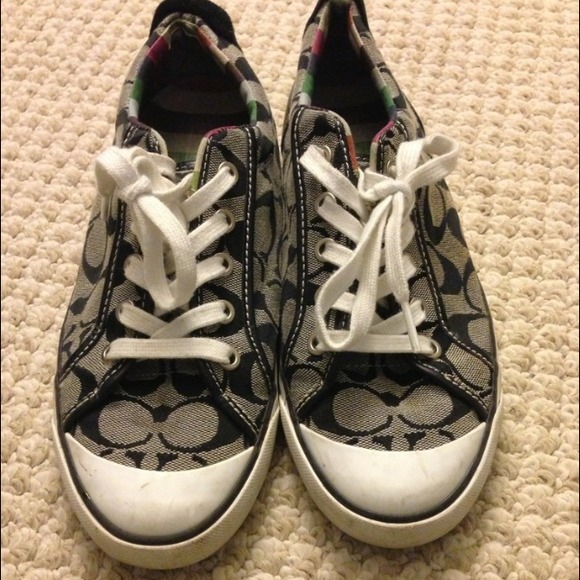 Black coach shoes