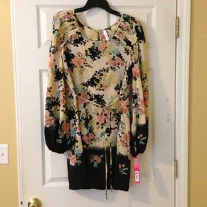 Floral tunic/minidress