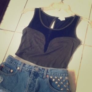 Dark Green Crop Top