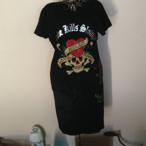 Ed Hardy Dresses & Skirts - Ed Hardy dress  REDUCED $33