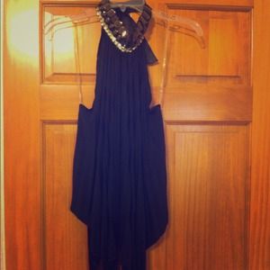 Forever 21 flyaway backless halter top size m