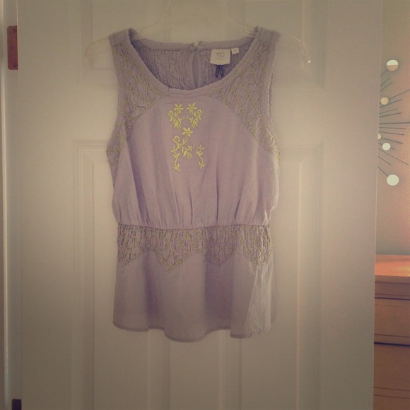 Anthropologie gray peplum top- just reduced!