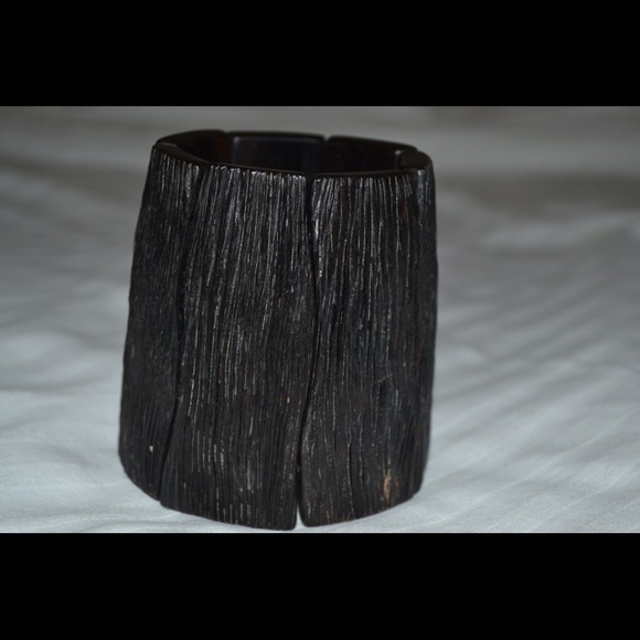 REDUCED! Wood "Bark" cuff.