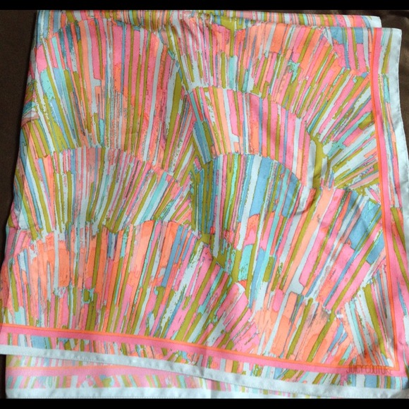 SOLD***NWT Juicy C 100% silk scarf- gorgeous color