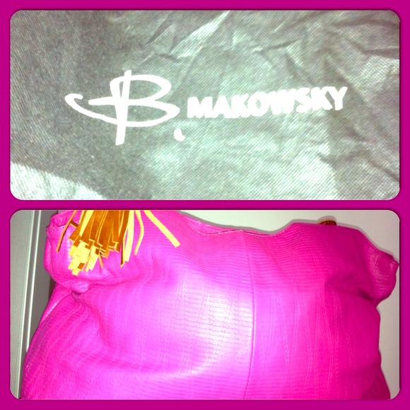 👌👛Magenta Pink B MAKOWSKY Purse👌 👛
