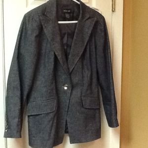 FOCUS 2000 WOMENS SKIRT SUIT SIZE 12 GRAY/BLACK