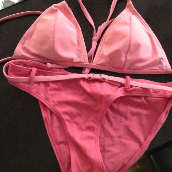 SOLD!! Pinks!! String Bikini!! - Picture 2 of 2