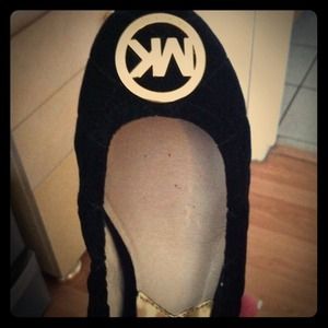 Michael Kors Black Fulton Quilted Ballet Flat