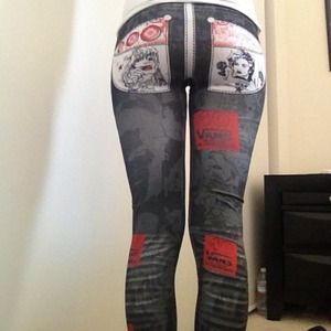 Funky vans leggings