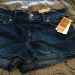 Denim shorts