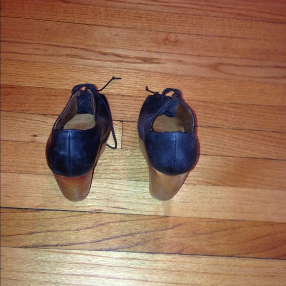 JEFFREY CAMPBELL ROCKIN PEEP-TOE WEDGE - Picture 2 of 4