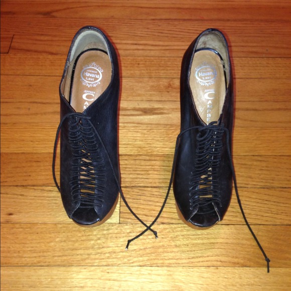 JEFFREY CAMPBELL ROCKIN PEEP-TOE WEDGE - Picture 3 of 4