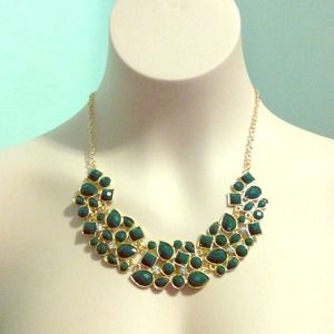 Gorgeous Green Statement Necklace