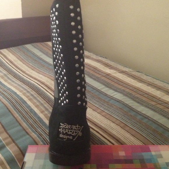 (SOLDSOLD)Ed Hardy boots authentic - Picture 3 of 4