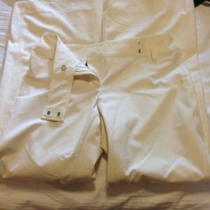 Winter White Wide Leg Pants - Cassidy Fit