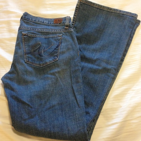 +Express+ X2 Flare Leg Jeans