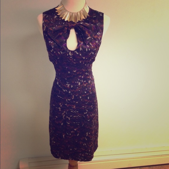 Nanette Lepore Dresses & Skirts - Reduced!❤👏Nannette lepore purple print silk dress