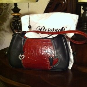 Black and red brighton purse