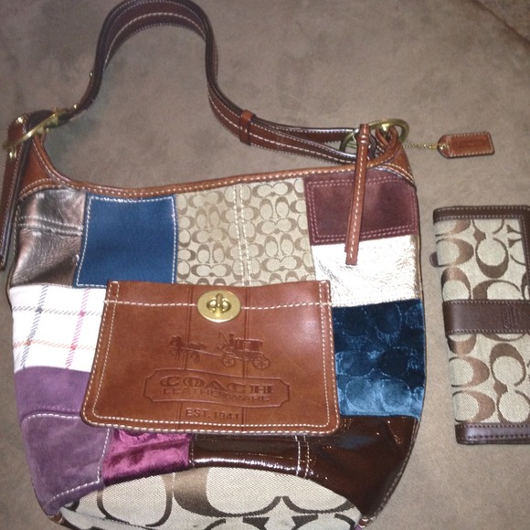 Authentic coach purse