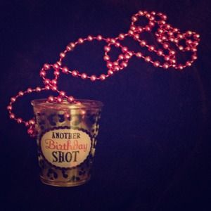 Birthday Shot Necklace