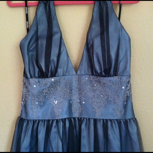 Formal Dress with Beaded Design