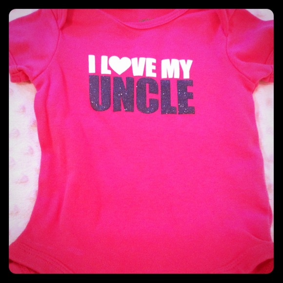 6M Carter´s Newborn I Love My Uncle Bodysuit