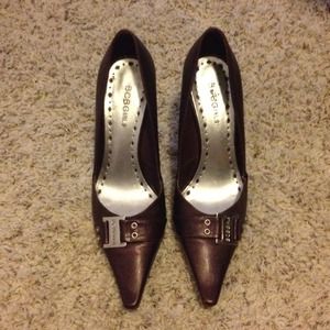 BCBGirls dark purple heels