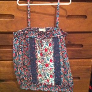 🌼TRADED🌼 Cute floral tank top/ tube top