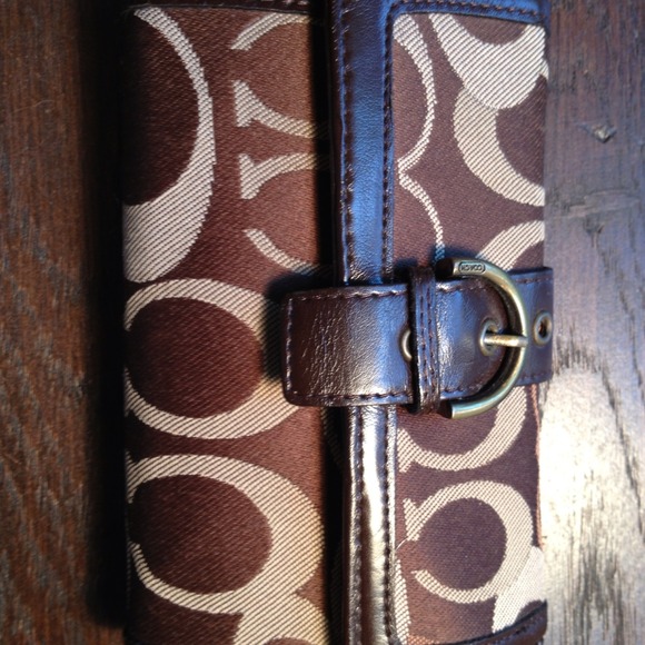 Faux Coach Wallet