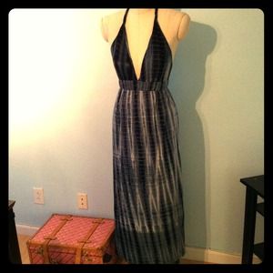 Tie dye maxi dress