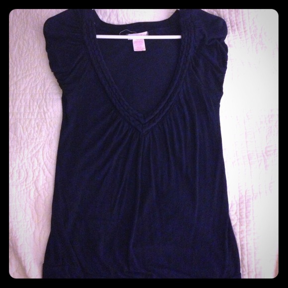 One Clothing Tops - ⚓️Navy Blue Braided Nautical Style Top⚓️