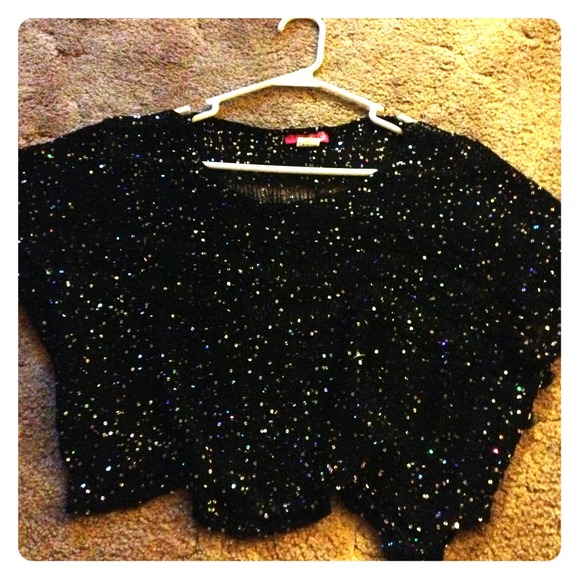 Sparkly, Friday night out, belly shirt