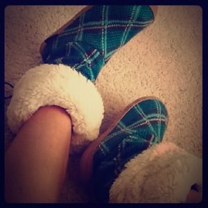 Blue Slippers