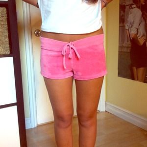 Pink Terry Juicy Couture Shorts