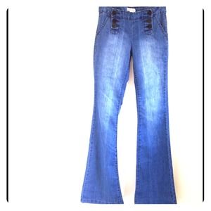 ❌RESERVED @Jolie❌Sailor Waist Flared Denim Jeans