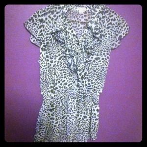 Leopard print top