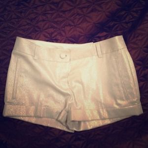 Express shimmery dress shorts