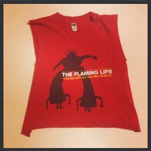 ⚡⚡Bundled⚡⚡Flaming Lips Cropped Tank