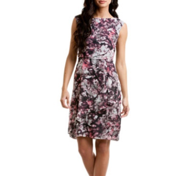 Vince Camuto Dresses Sleeveless Print Dress - Picture 3 of 4