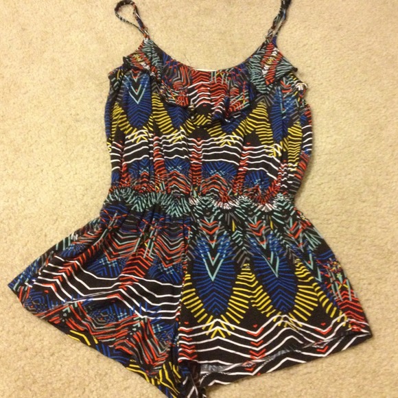 Printed Romper - Picture 1 of 1